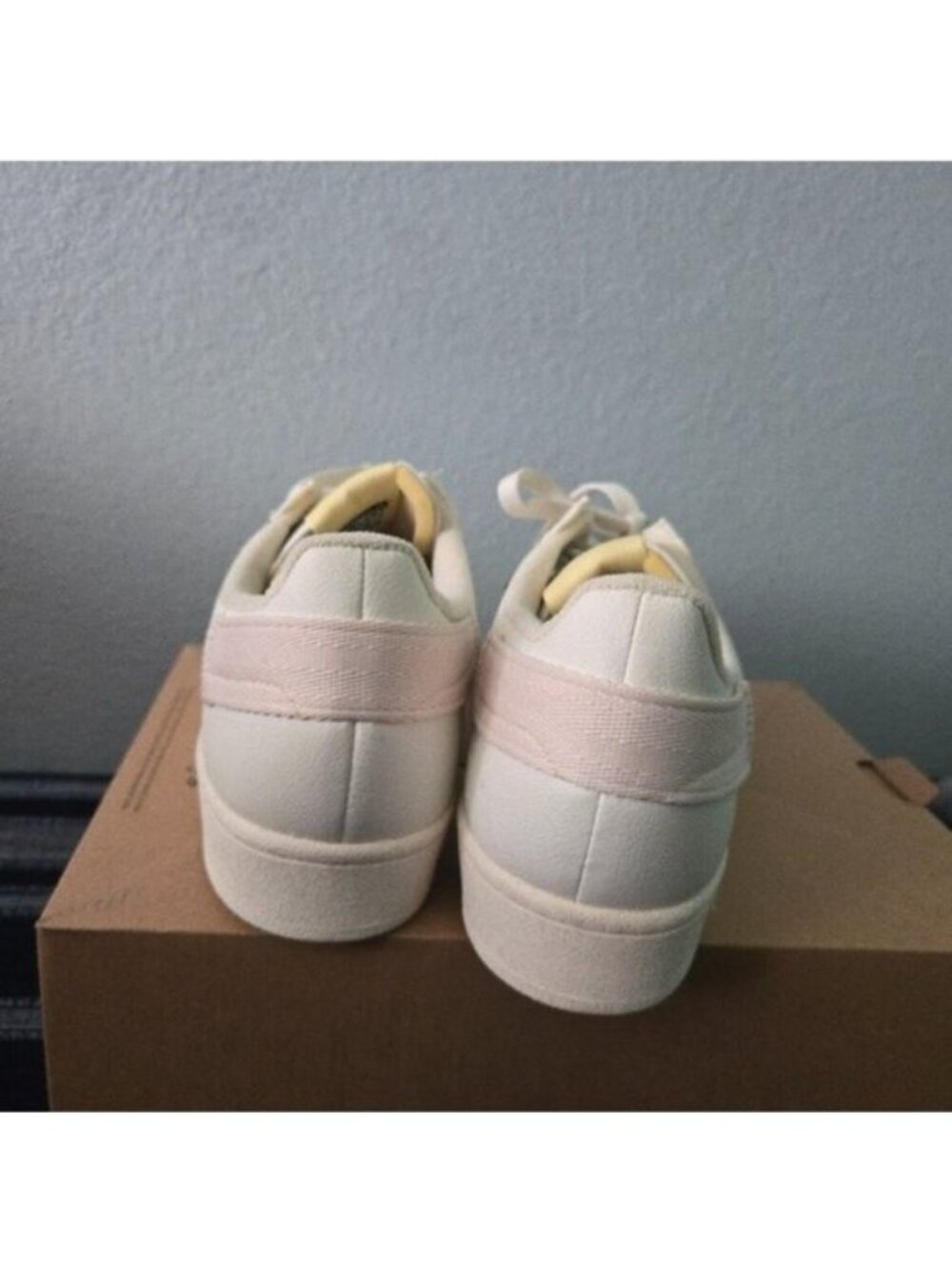 Adidas Shelltoe Boost Men 11 Superstar Parley Cream Off White 0926 - Picture 11 of 11